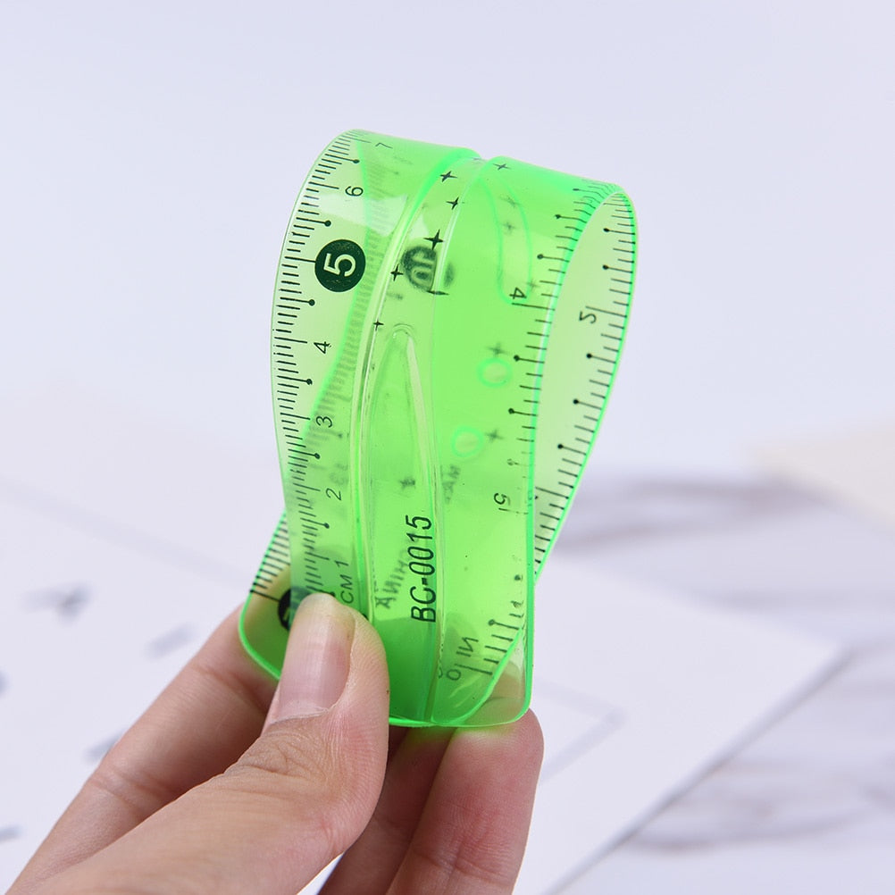 Flexible Clear 15cm Soft Plastic Ruler by HitMyNeed