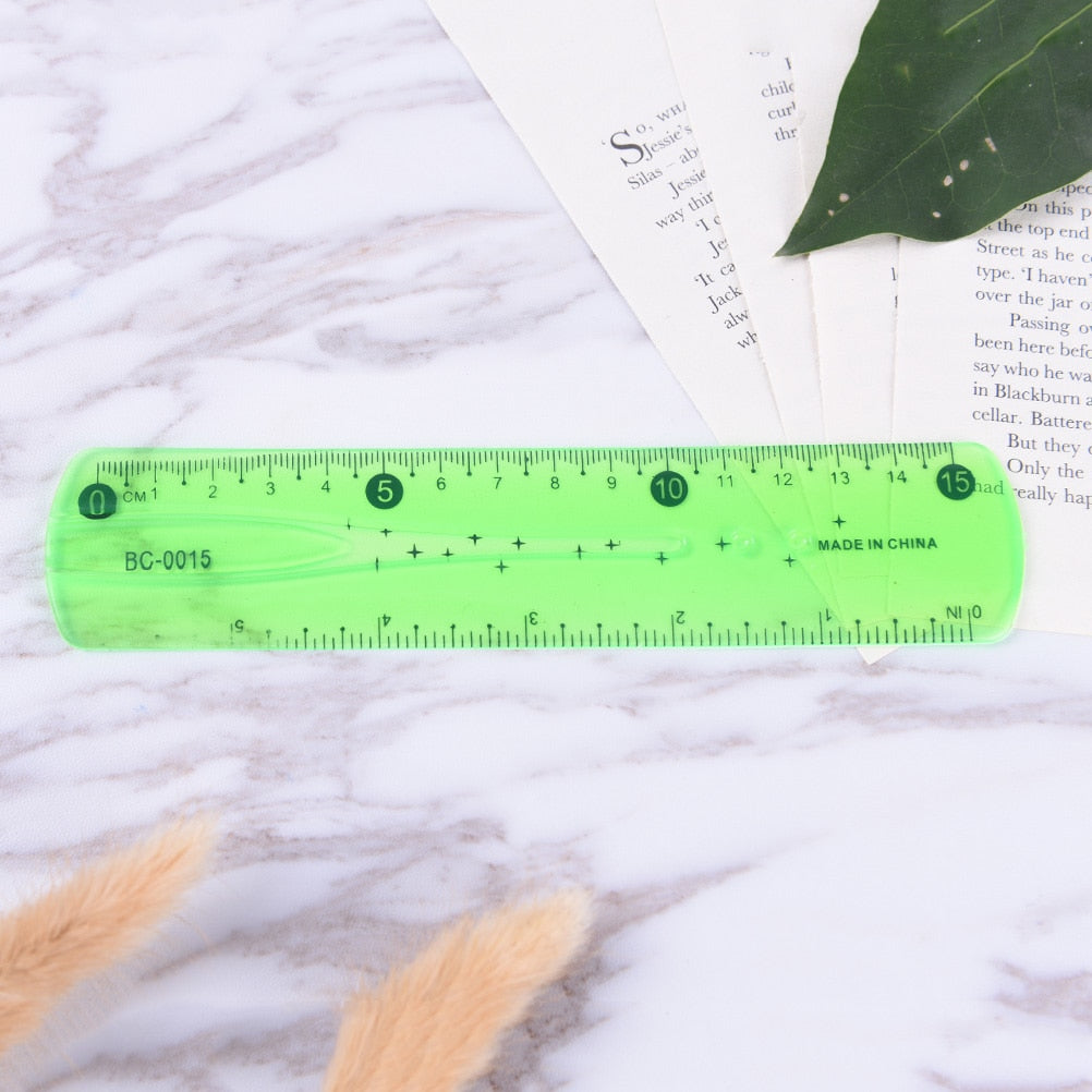 Flexible Clear 15cm Soft Plastic Ruler by HitMyNeed