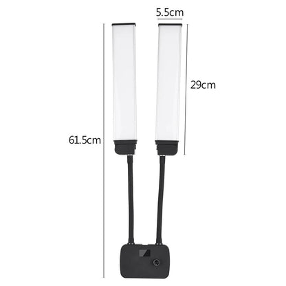 Flexible Double Arm Bi-Color LED Live Stream Light by HitMyNeed