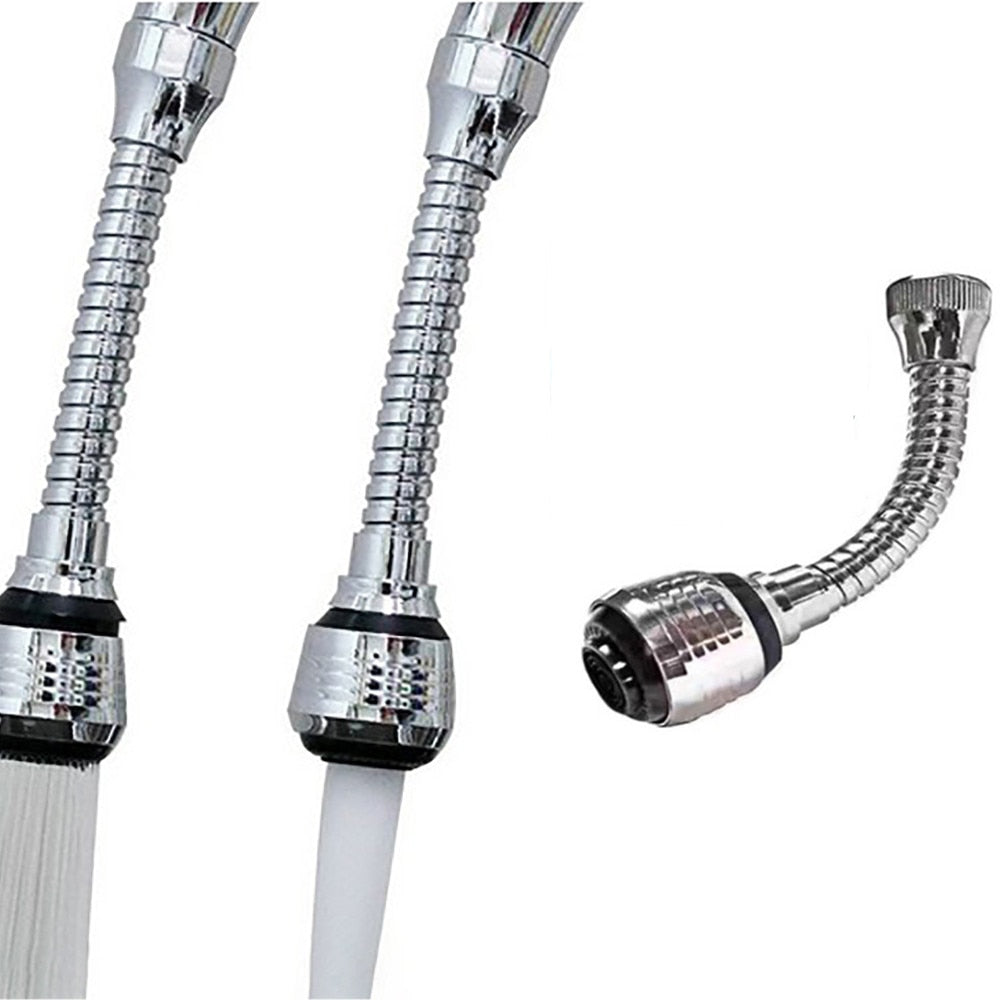 Flexible Faucet Sprayer with 360° Swivel Nozzle by HitMyNeed