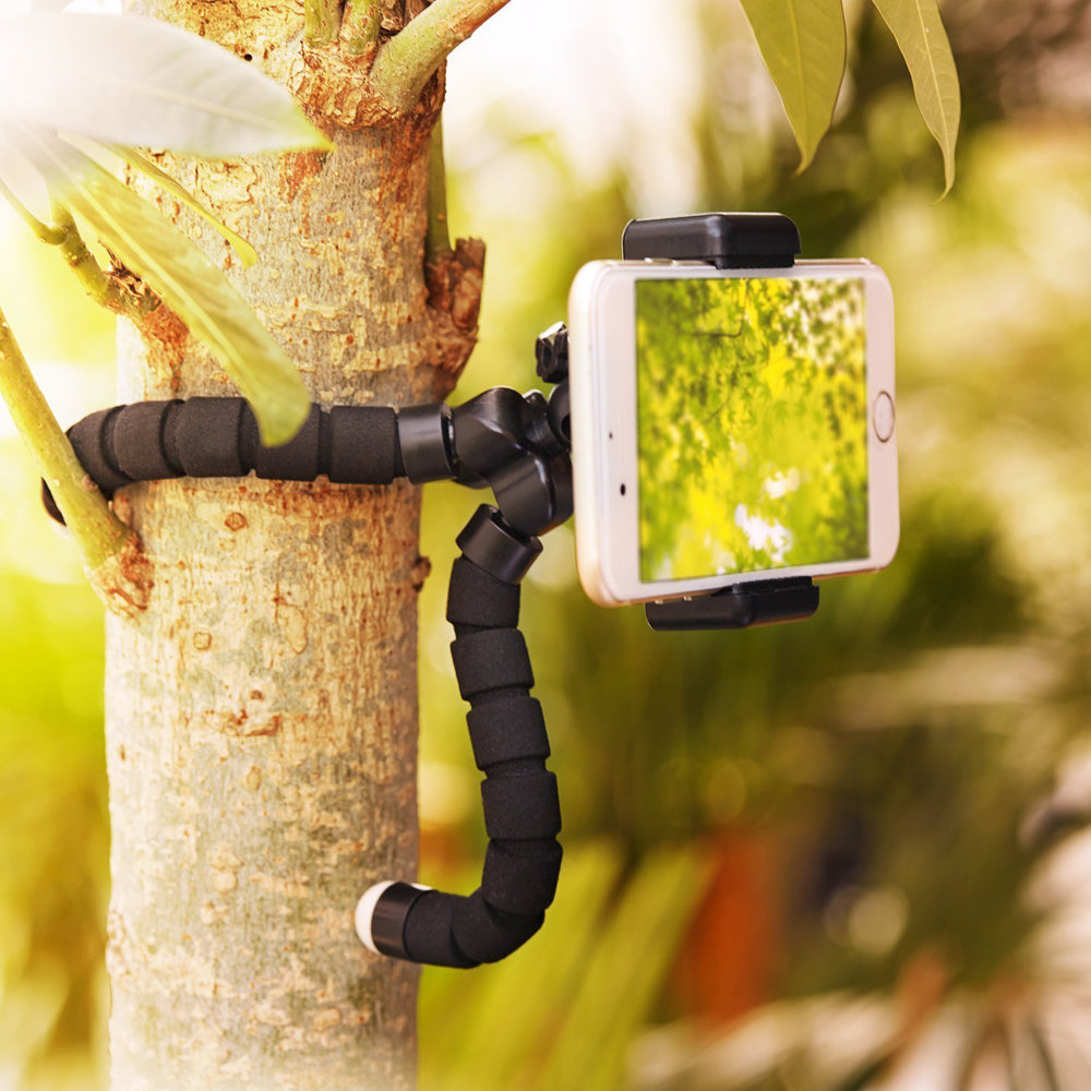 Flexible Gorilla Tripod with Bluetooth Remote by HitMyNeed