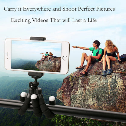 Flexible Gorilla Tripod with Bluetooth Remote by HitMyNeed