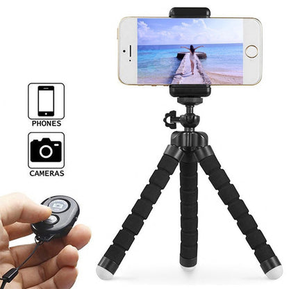 Flexible Gorilla Tripod with Bluetooth Remote by HitMyNeed