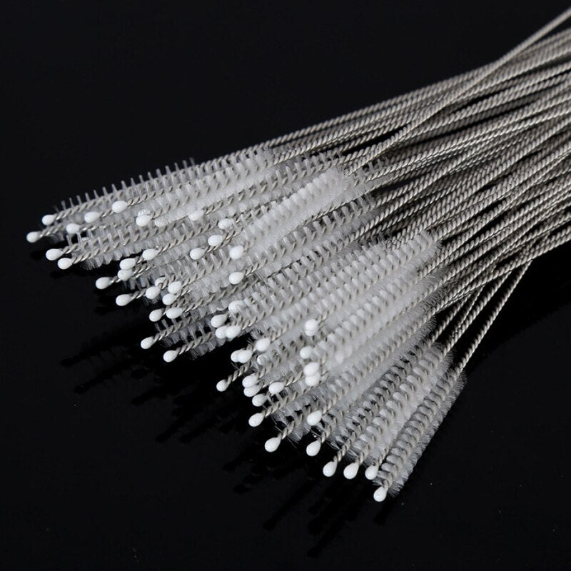 Flexible Reusable Straw Cleaning Brushes (10 Pack) by HitMyNeed