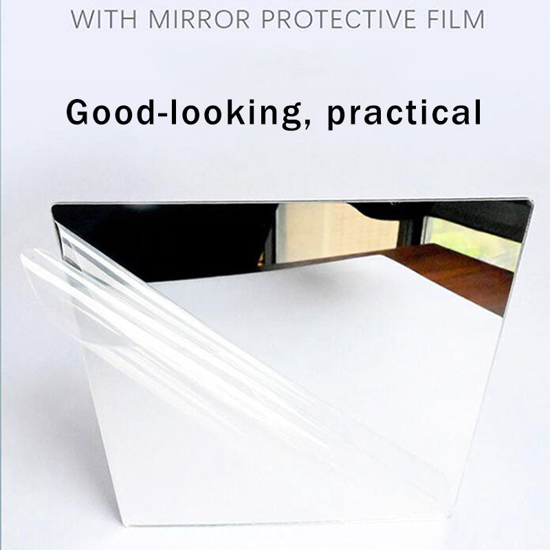Flexible Self Adhesive Wall Mirror 20 x 20 cm by HitMyNeed