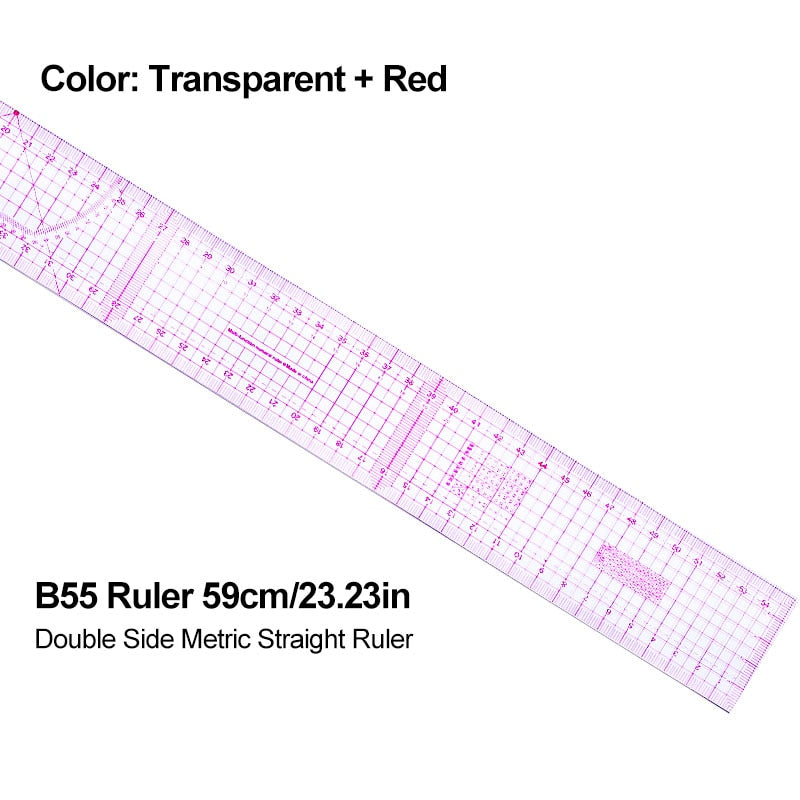 Flexible Transparent Tailoring Ruler 60cm by HitMyNeed