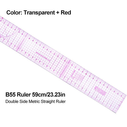 Flexible Transparent Tailoring Ruler 60cm by HitMyNeed