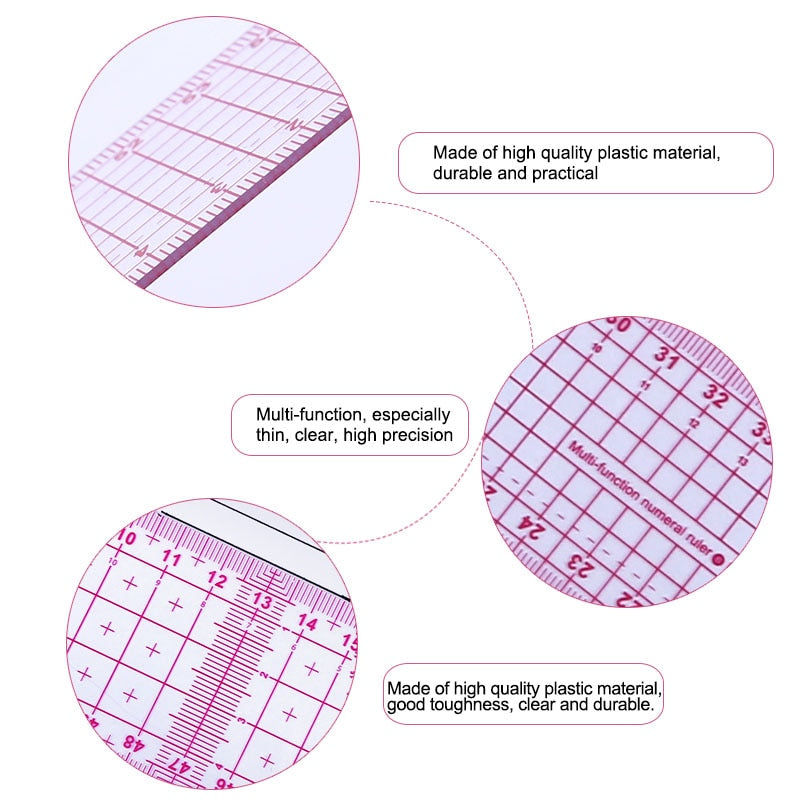 Flexible Transparent Tailoring Ruler 60cm by HitMyNeed