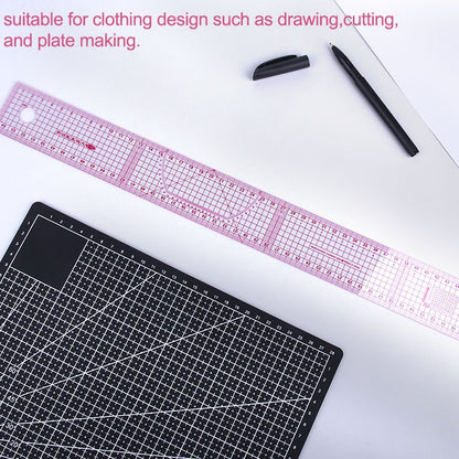 Flexible Transparent Tailoring Ruler 60cm by HitMyNeed