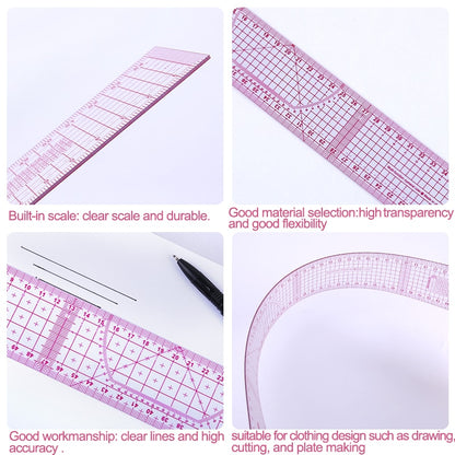 Flexible Transparent Tailoring Ruler 60cm by HitMyNeed