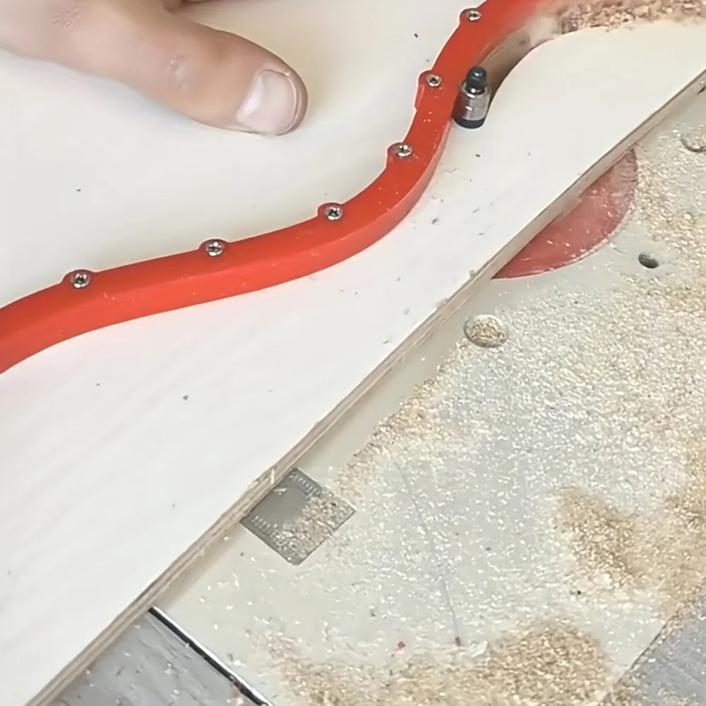 Flexible Woodworking Curve & Router Guide Strip by HitMyNeed