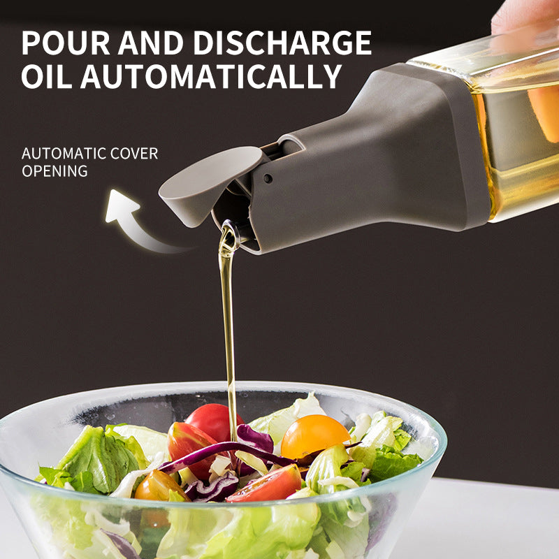 Flip Lid Olive Oil Dispenser Bottle 500ml by HitMyNeed