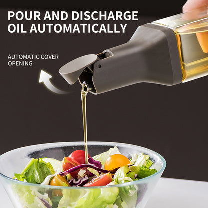 Flip Lid Olive Oil Dispenser Bottle 500ml by HitMyNeed