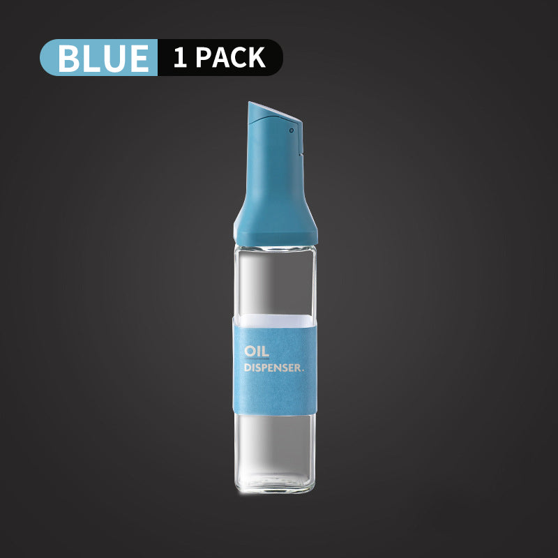 Flip Lid Olive Oil Dispenser Bottle 500ml blue by HitMyNeed