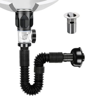 Flip-Top Sink Drain with Deodorizing Filter by HitMyNeed
