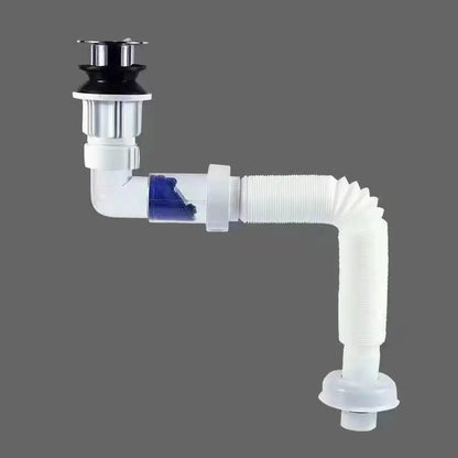 Flip-Top Sink Drain with Deodorizing Filter white by HitMyNeed