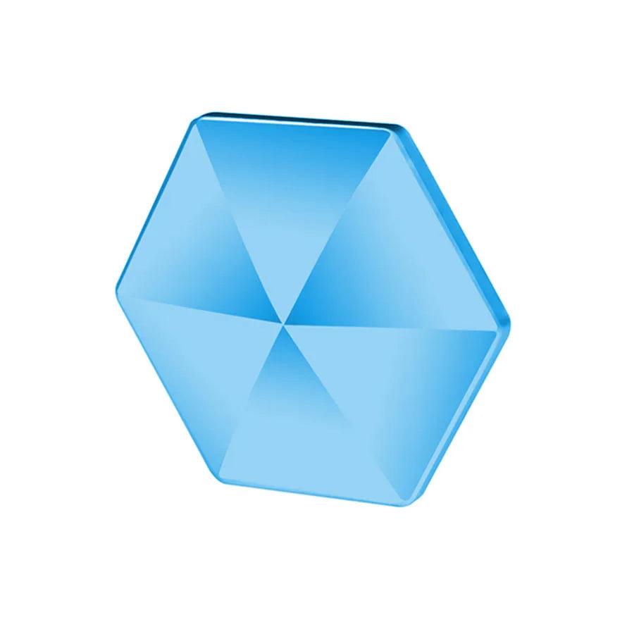 Flipo Flip Kinetic Desk Toy for Focus & Stress Relief hexagon-blue by HitMyNeed