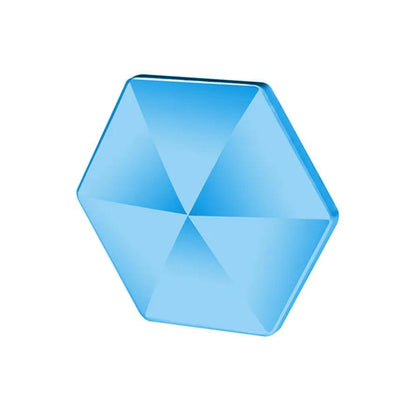 Flipo Flip Kinetic Desk Toy for Focus & Stress Relief hexagon-blue by HitMyNeed