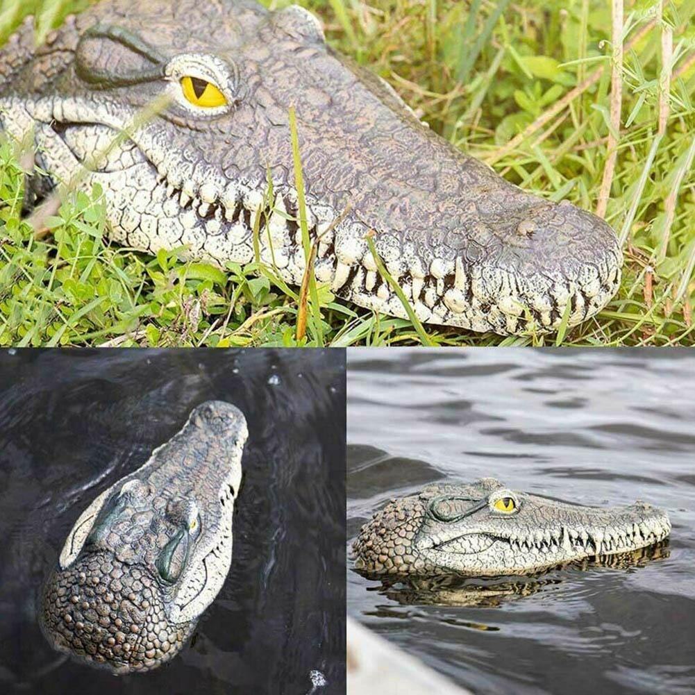 Floating Alligator Head Pond Decor by HitMyNeed