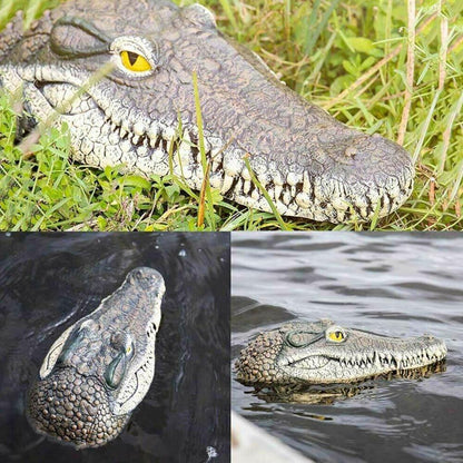 Floating Alligator Head Pond Decor by HitMyNeed