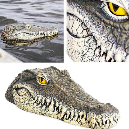 Floating Alligator Head Pond Decor by HitMyNeed