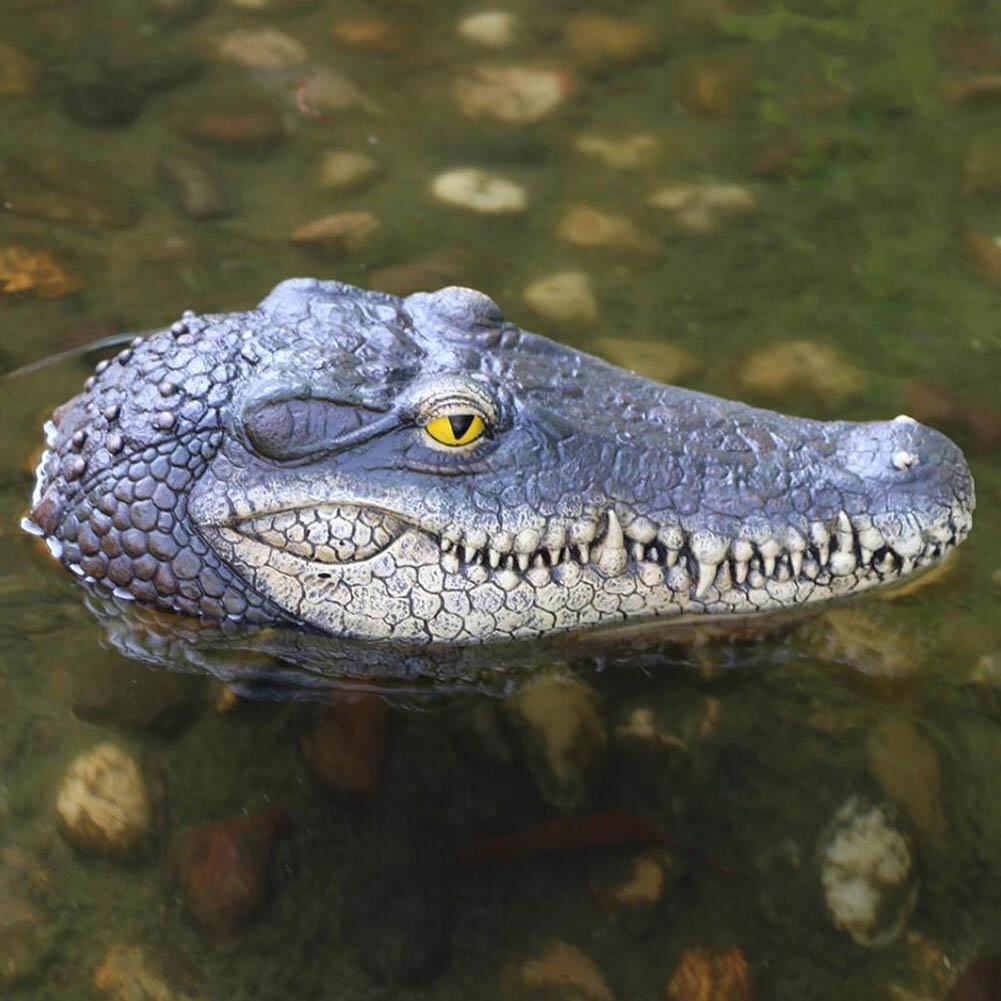 Floating Alligator Head Pond Decor by HitMyNeed
