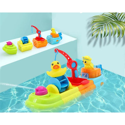 Floating Boat Bath Toy with DIY Assembly Set by HitMyNeed