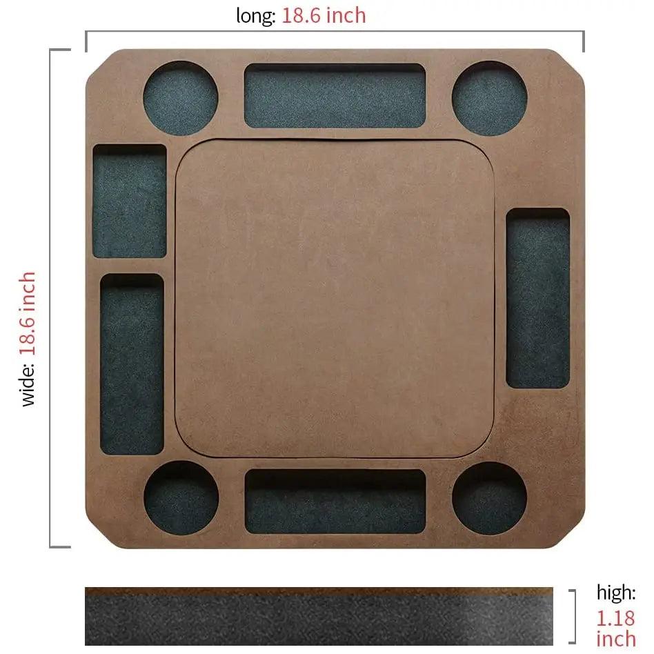 Floating Game & Snack Table Tray with Drink Holders by HitMyNeed