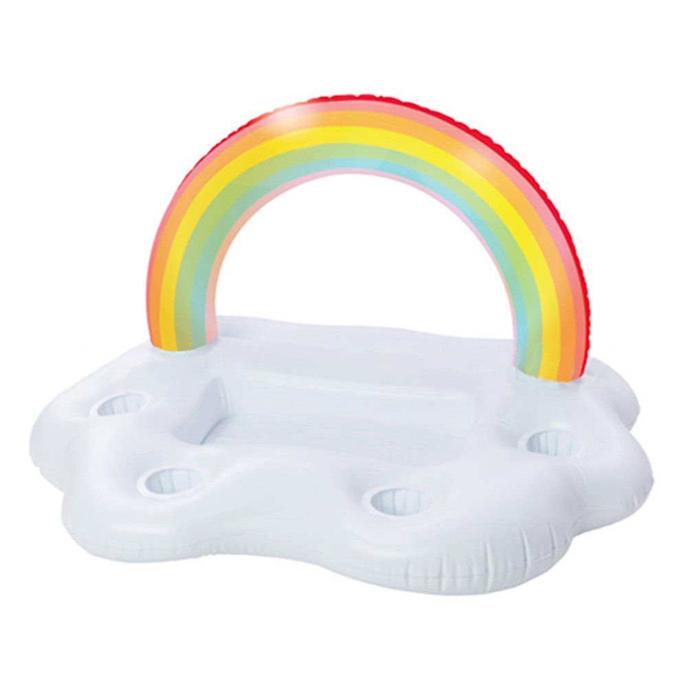 Floating Inflatable Cup Holder Pool Tray by HitMyNeed