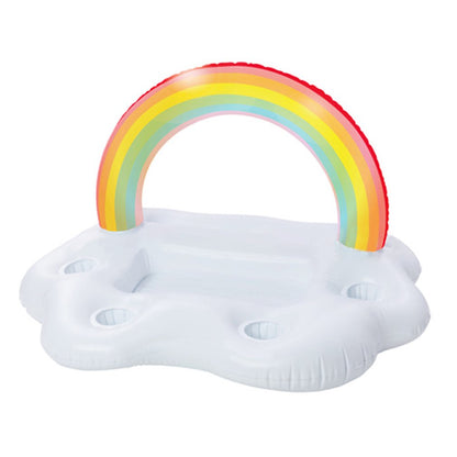 Floating Inflatable Cup Holder Pool Tray by HitMyNeed