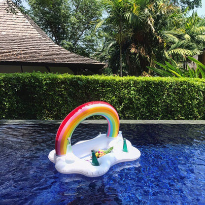 Floating Inflatable Cup Holder Pool Tray by HitMyNeed