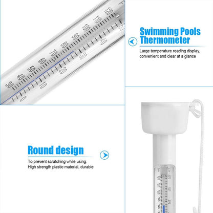 Floating Pool Water Thermometer with String by HitMyNeed