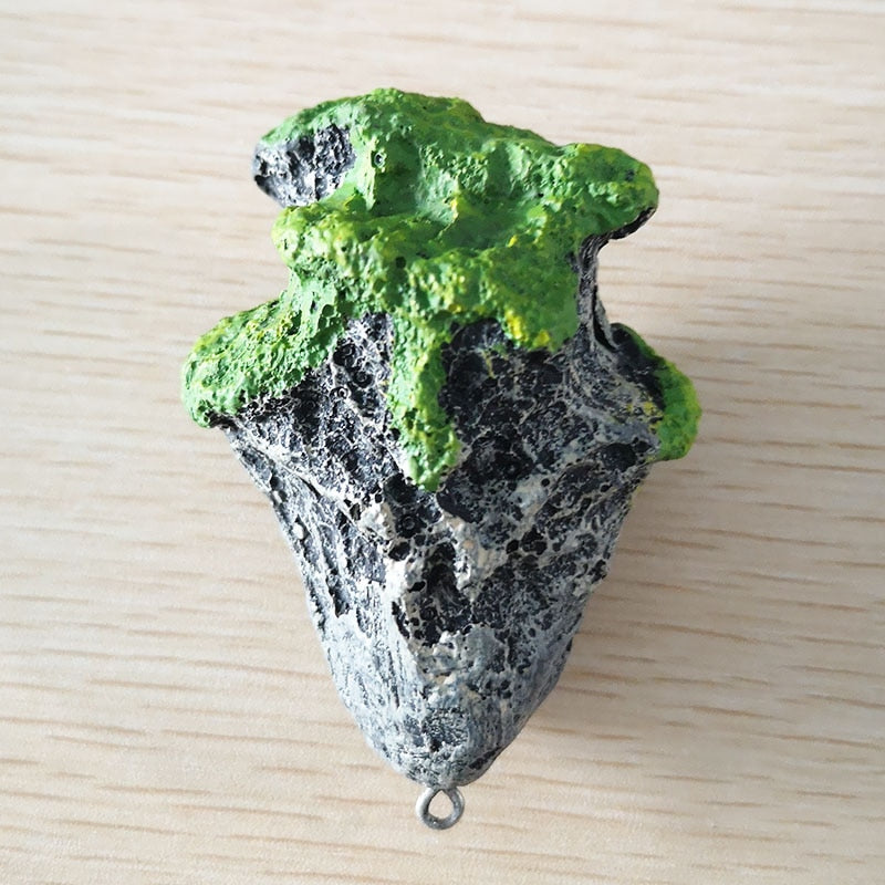 Floating Rock Aquarium Decor with Suction Cups by HitMyNeed