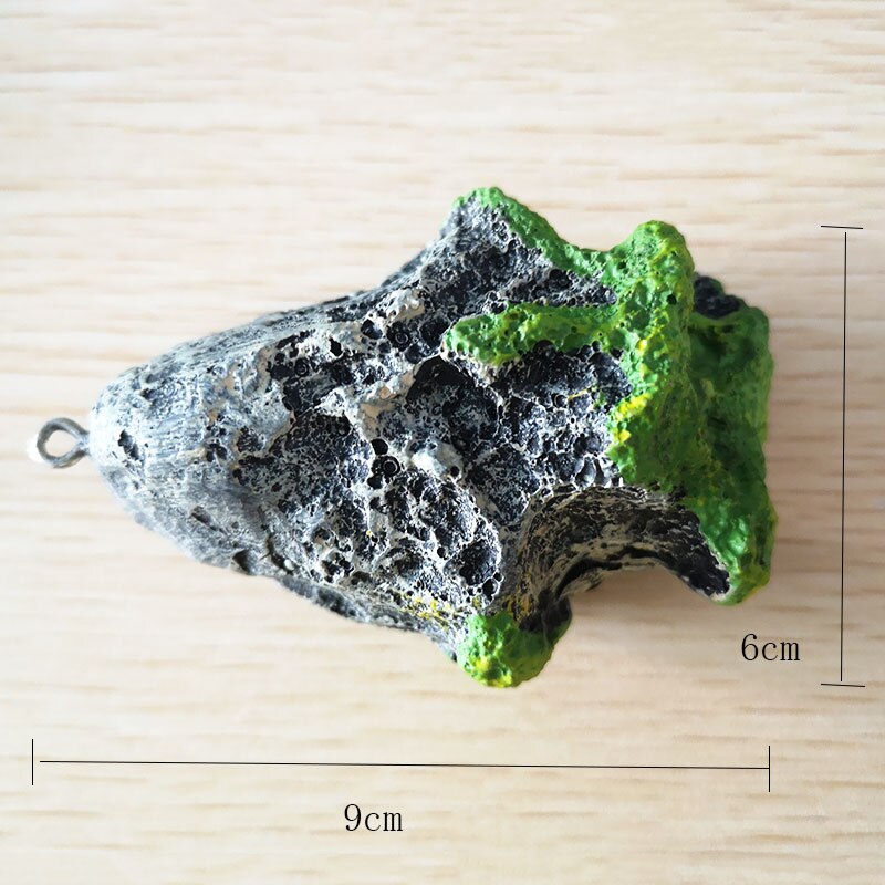Floating Rock Aquarium Decor with Suction Cups by HitMyNeed