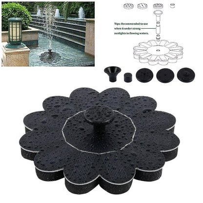 Floating Solar Fountain for Garden Ponds and Pools by HitMyNeed