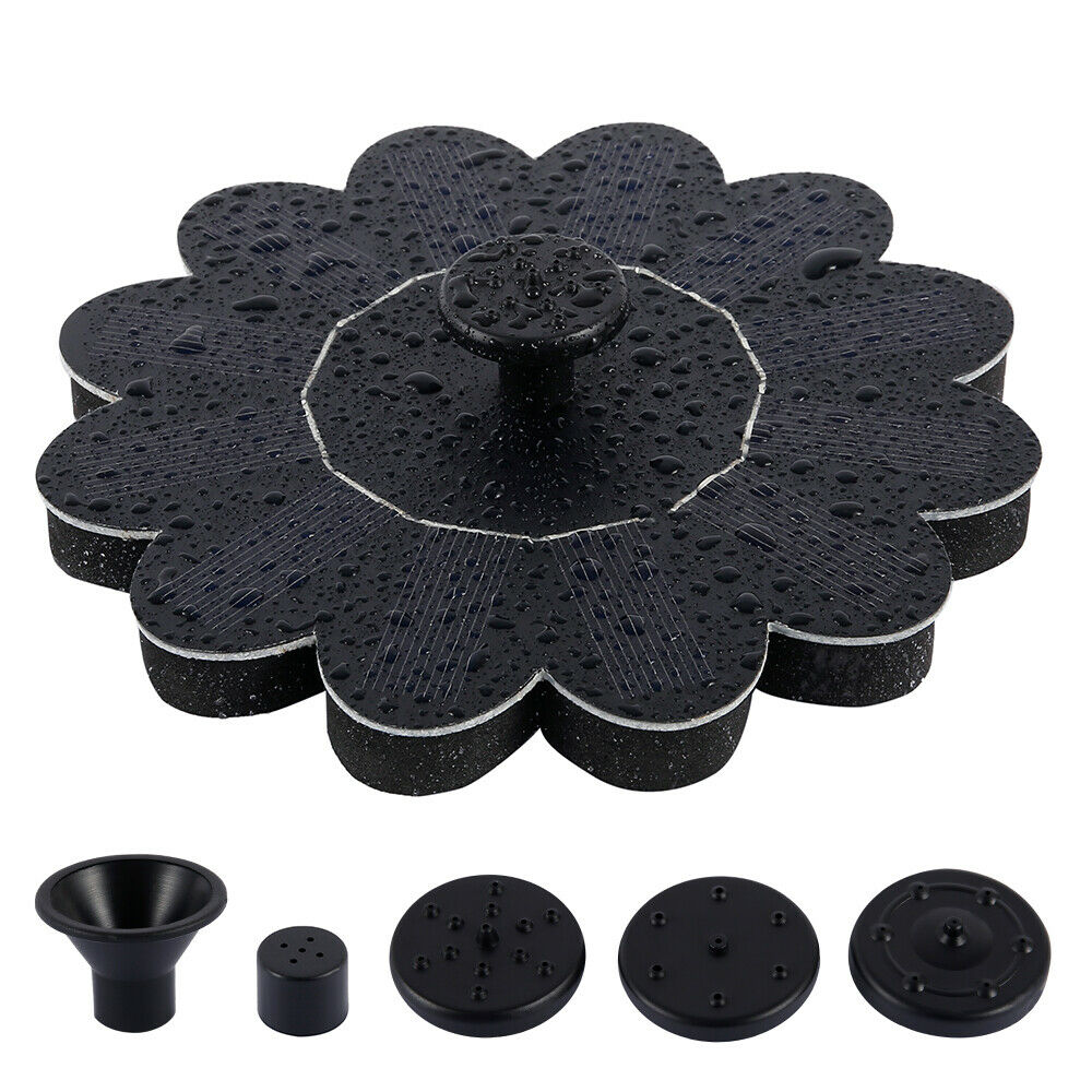 Floating Solar Fountain for Garden Ponds and Pools by HitMyNeed