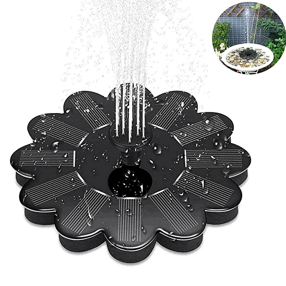 Floating Solar Fountain for Garden Ponds and Pools by HitMyNeed