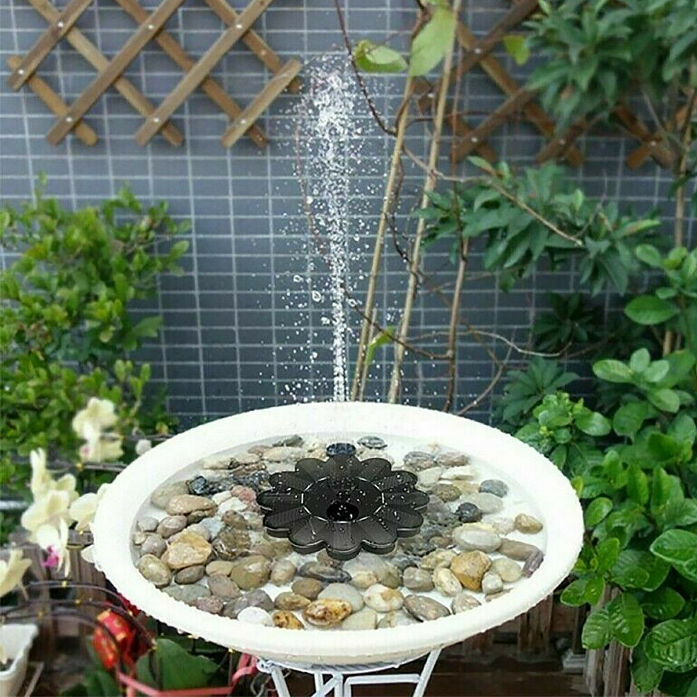 Floating Solar Fountain for Garden Ponds and Pools by HitMyNeed