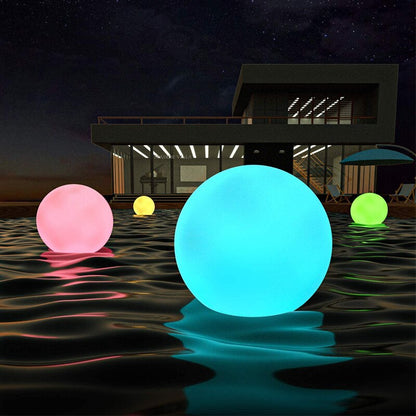 Floating Solar LED Pool Ball Light 34 cm by HitMyNeed