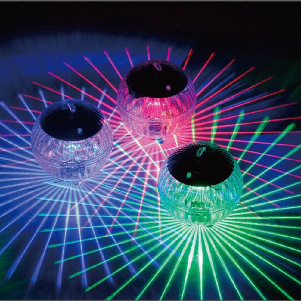 Floating Solar LED Pool Light, 7-Color Changing by HitMyNeed