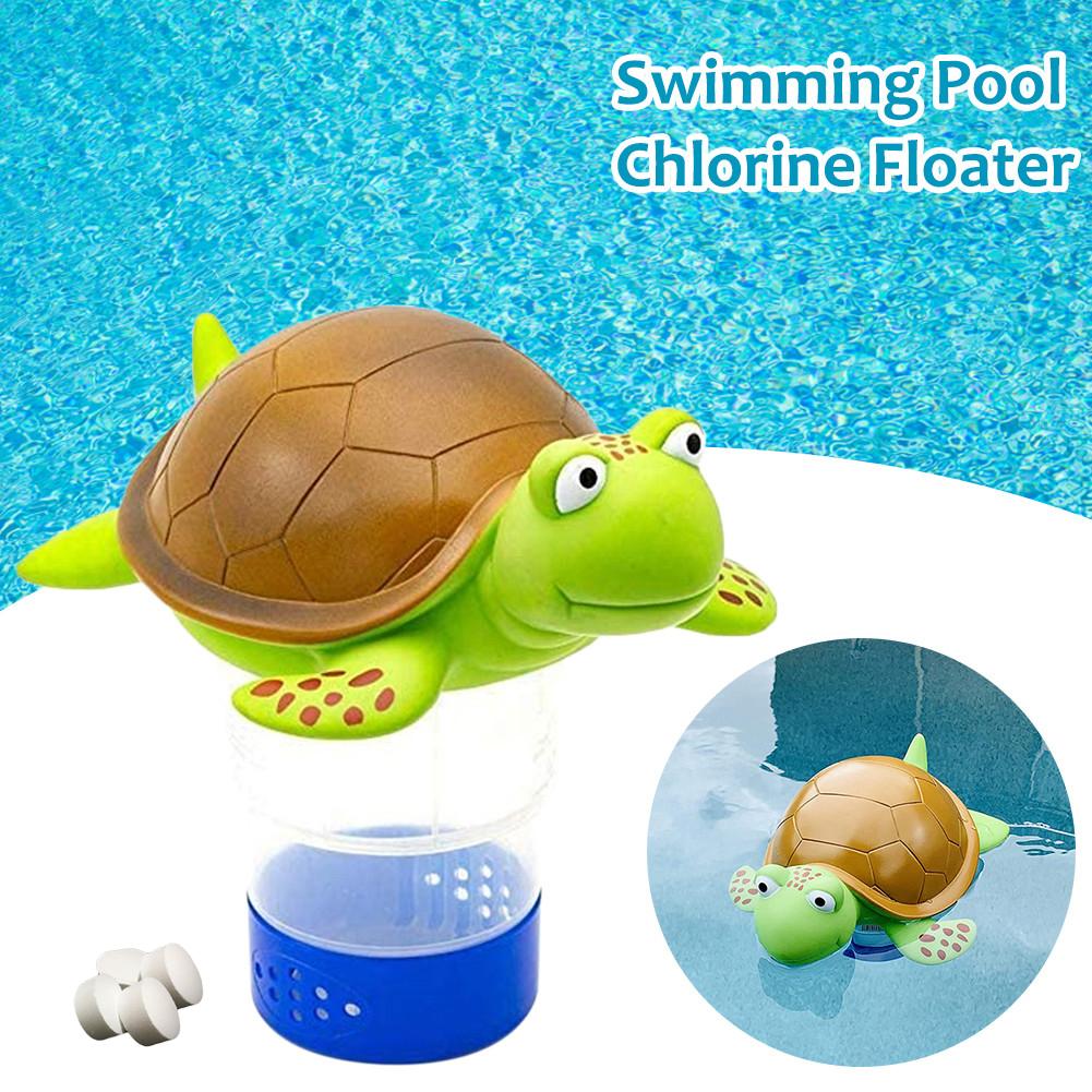 Floating Turtle Chlorine Dispenser for Pools & Spas by HitMyNeed