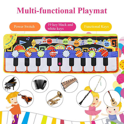Floor Piano Mat Musical Carpet for Kids by HitMyNeed