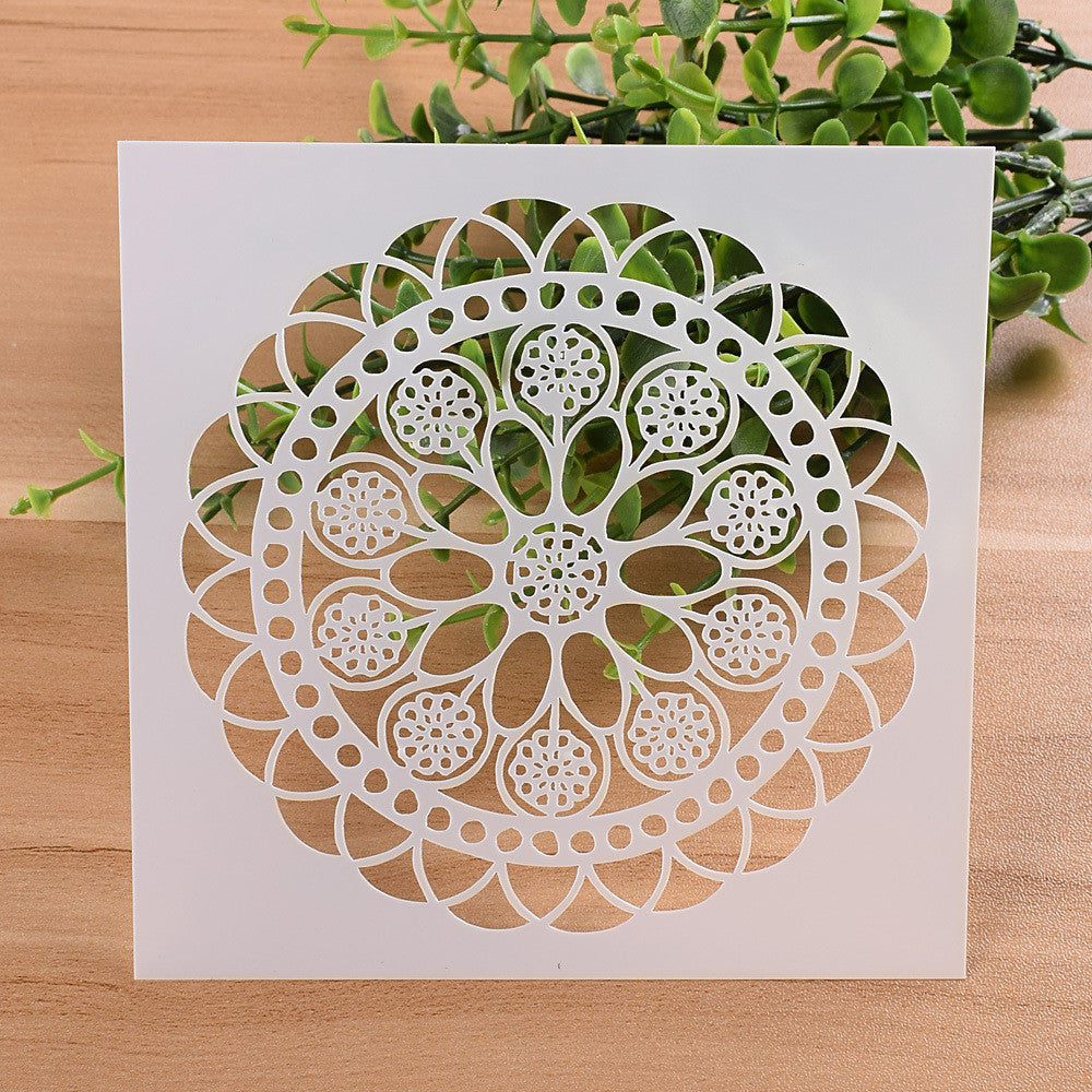 Floral Stencil Art Set for Walls, Cards & Crafts by HitMyNeed
