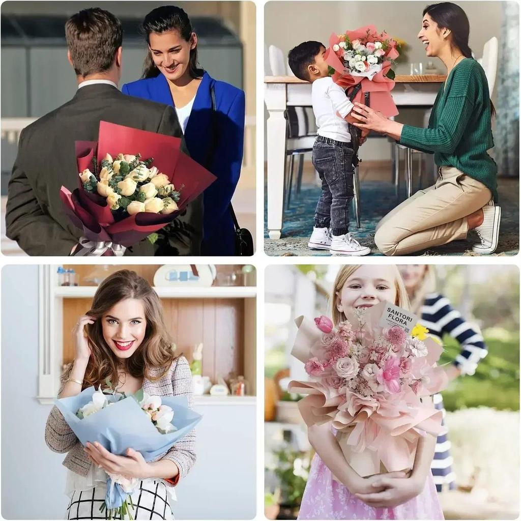 Florist Paper Sheets Bouquet Wrapper (10 Pack) by HitMyNeed