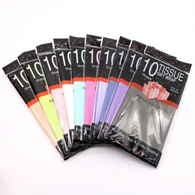 Florist Paper Sheets Bouquet Wrapper (10 Pack) by HitMyNeed