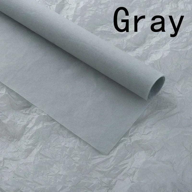 Florist Paper Sheets Bouquet Wrapper (10 Pack) gray by HitMyNeed