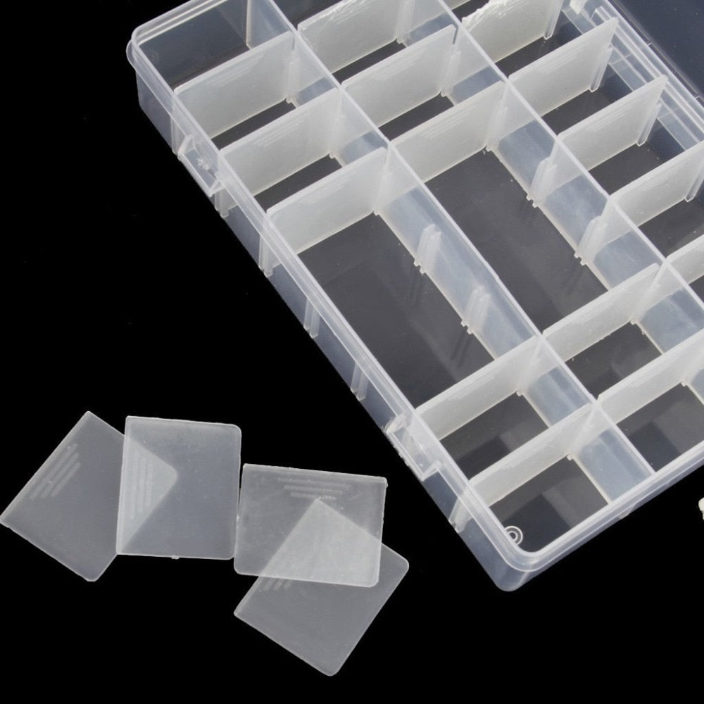 Floss Organizer 36-Grid Transparent Storage Box by HitMyNeed