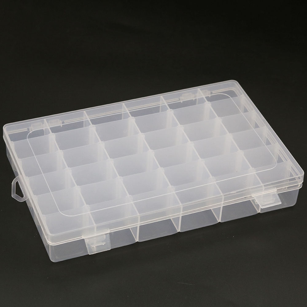 Floss Organizer 36-Grid Transparent Storage Box by HitMyNeed