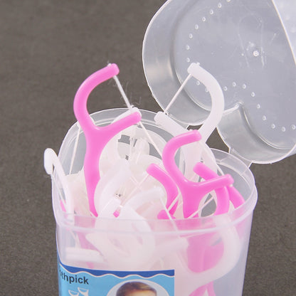 Floss Picks Oral Hygiene Tools (40 Pack) by HitMyNeed