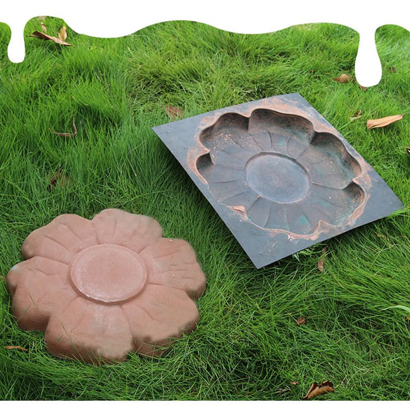 Flower Design Stepping Stone Mold 40.5cm by HitMyNeed